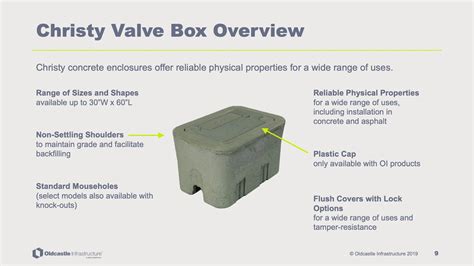 christy 12 1 2 electrical box|oldcastle christy installation guide.